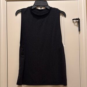 Lululemon Athletica Black Muscle Tee Sleeveless Top